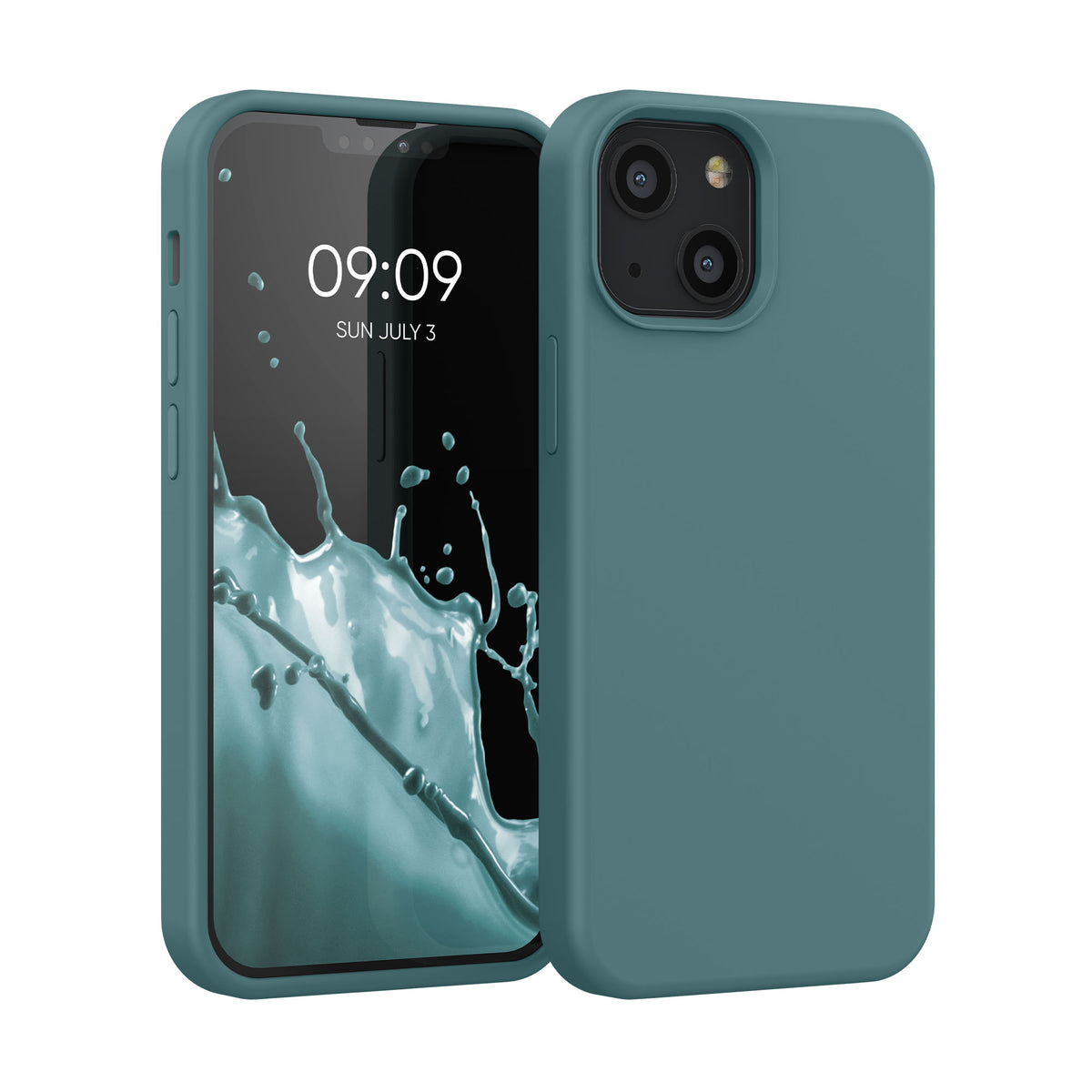 kwmobile Phone Case for iPhone 13 mini Case, for iPhone 13 mini Cover - Silicone Case - Wireless Charging