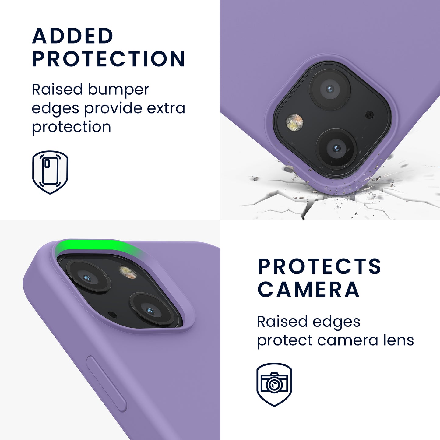 kwmobile Phone Case for iPhone 13 mini Case, for iPhone 13 mini Cover - Silicone Case - Wireless Charging