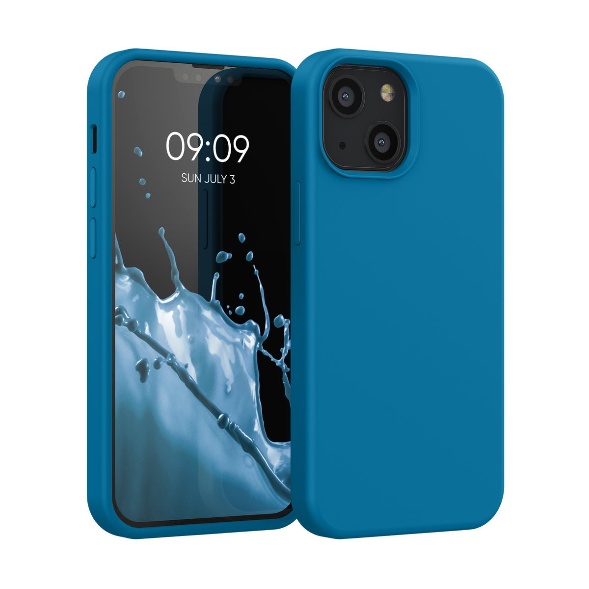kwmobile Phone Case for iPhone 13 mini Case, for iPhone 13 mini Cover - Silicone Case - Wireless Charging
