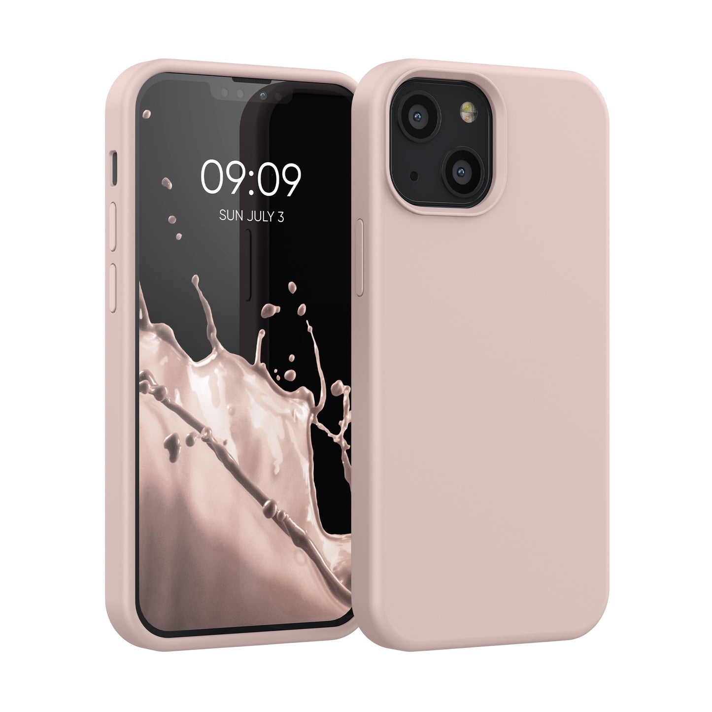 kwmobile Phone Case for iPhone 13 mini Case, for iPhone 13 mini Cover - Silicone Case - Wireless Charging