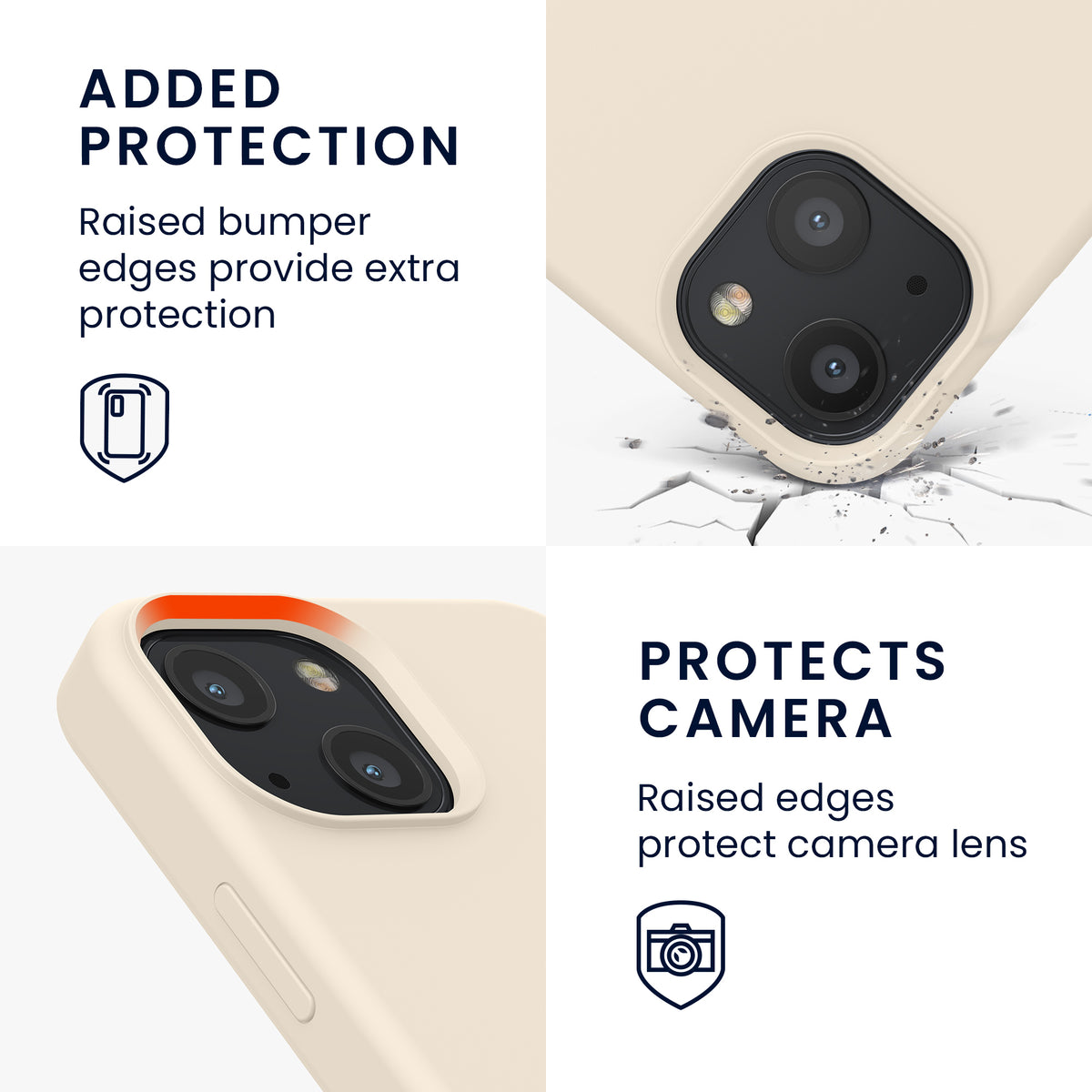 kwmobile Phone Case for iPhone 13 mini Case, for iPhone 13 mini Cover - Silicone Case - Wireless Charging