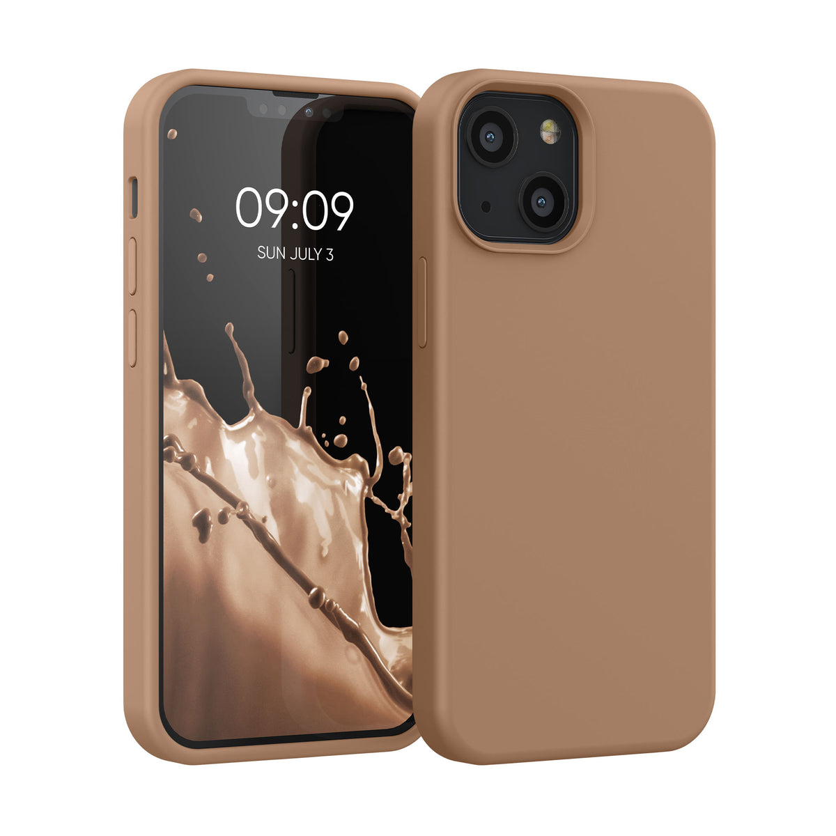 kwmobile Phone Case for iPhone 13 mini Case, for iPhone 13 mini Cover - Silicone Case - Wireless Charging