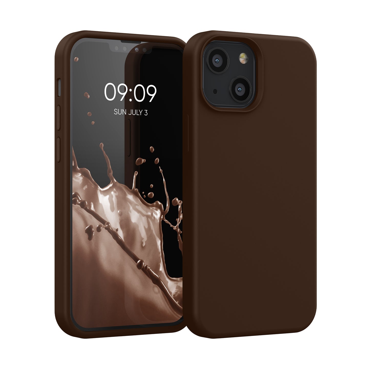 kwmobile Phone Case for iPhone 13 mini Case, for iPhone 13 mini Cover - Silicone Case - Wireless Charging