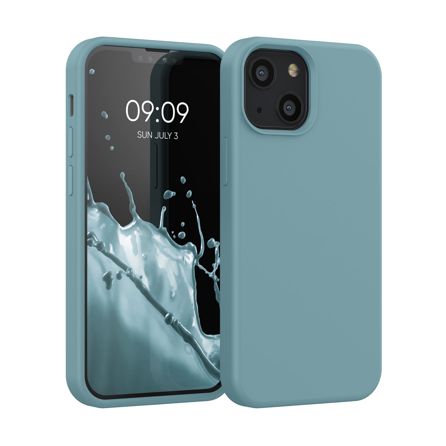 kwmobile Phone Case for iPhone 13 mini Case, for iPhone 13 mini Cover - Silicone Case - Wireless Charging