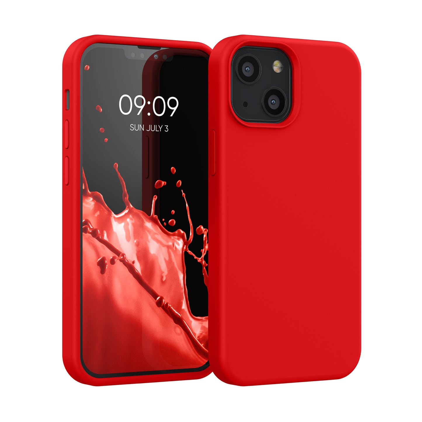 kwmobile Phone Case for iPhone 13 mini Case, for iPhone 13 mini Cover - Silicone Case - Wireless Charging