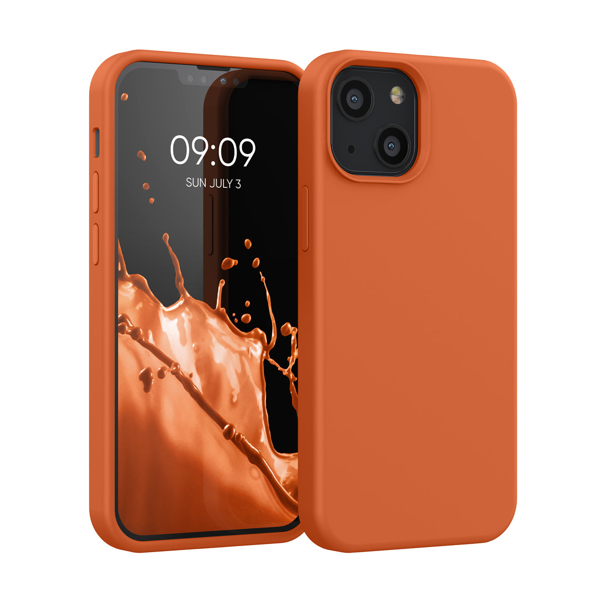 kwmobile Phone Case for iPhone 13 mini Case, for iPhone 13 mini Cover - Silicone Case - Wireless Charging