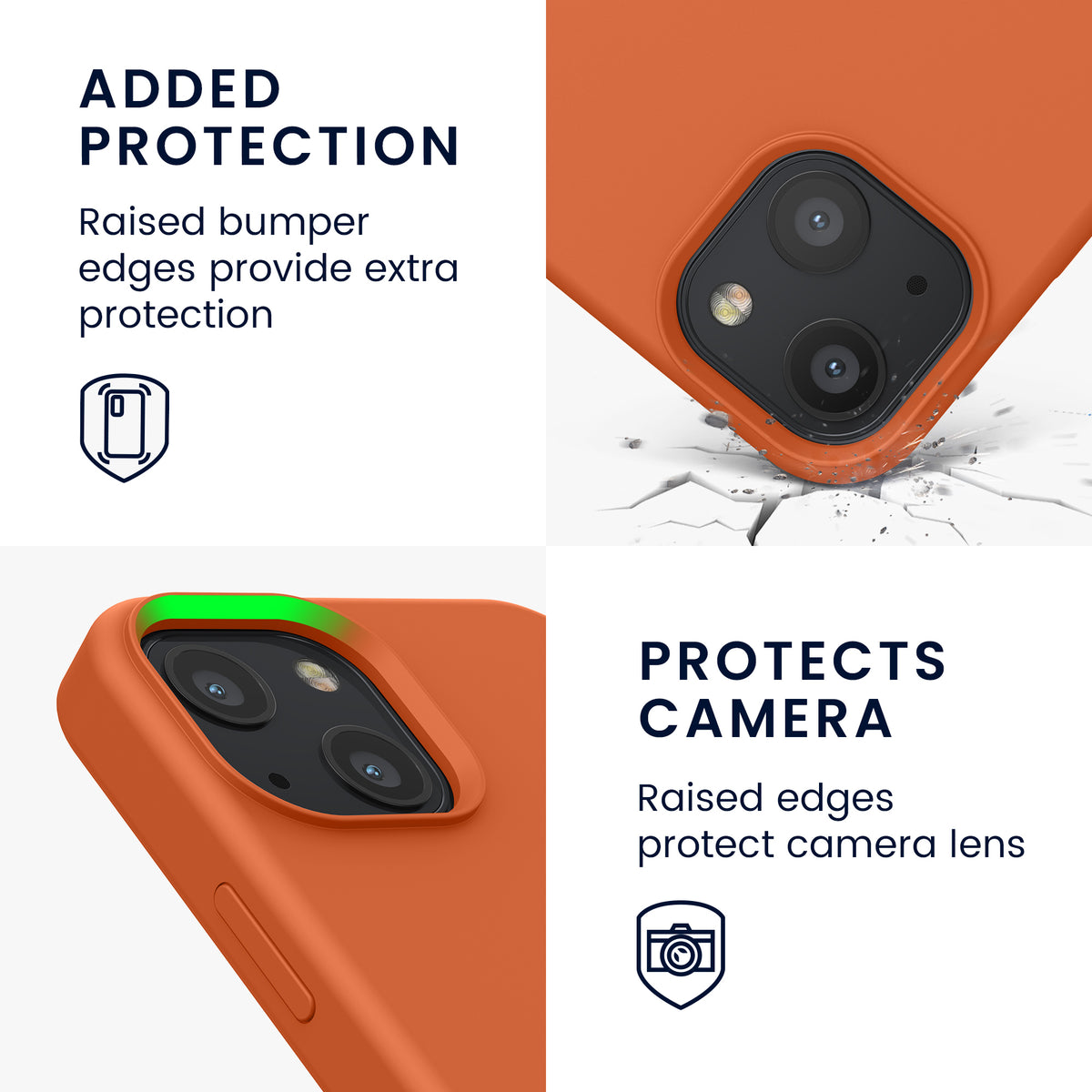 kwmobile Phone Case for iPhone 13 mini Case, for iPhone 13 mini Cover - Silicone Case - Wireless Charging