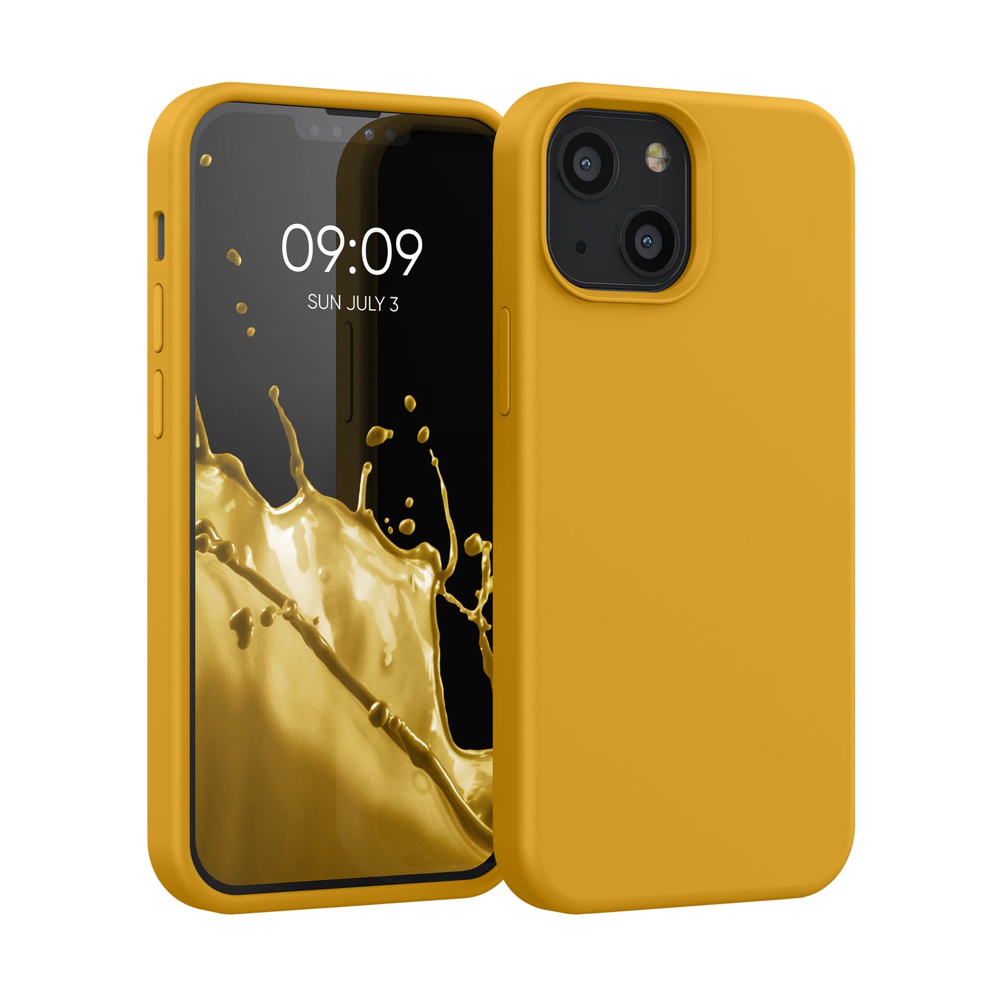 kwmobile Phone Case for iPhone 13 mini Case, for iPhone 13 mini Cover - Silicone Case - Wireless Charging