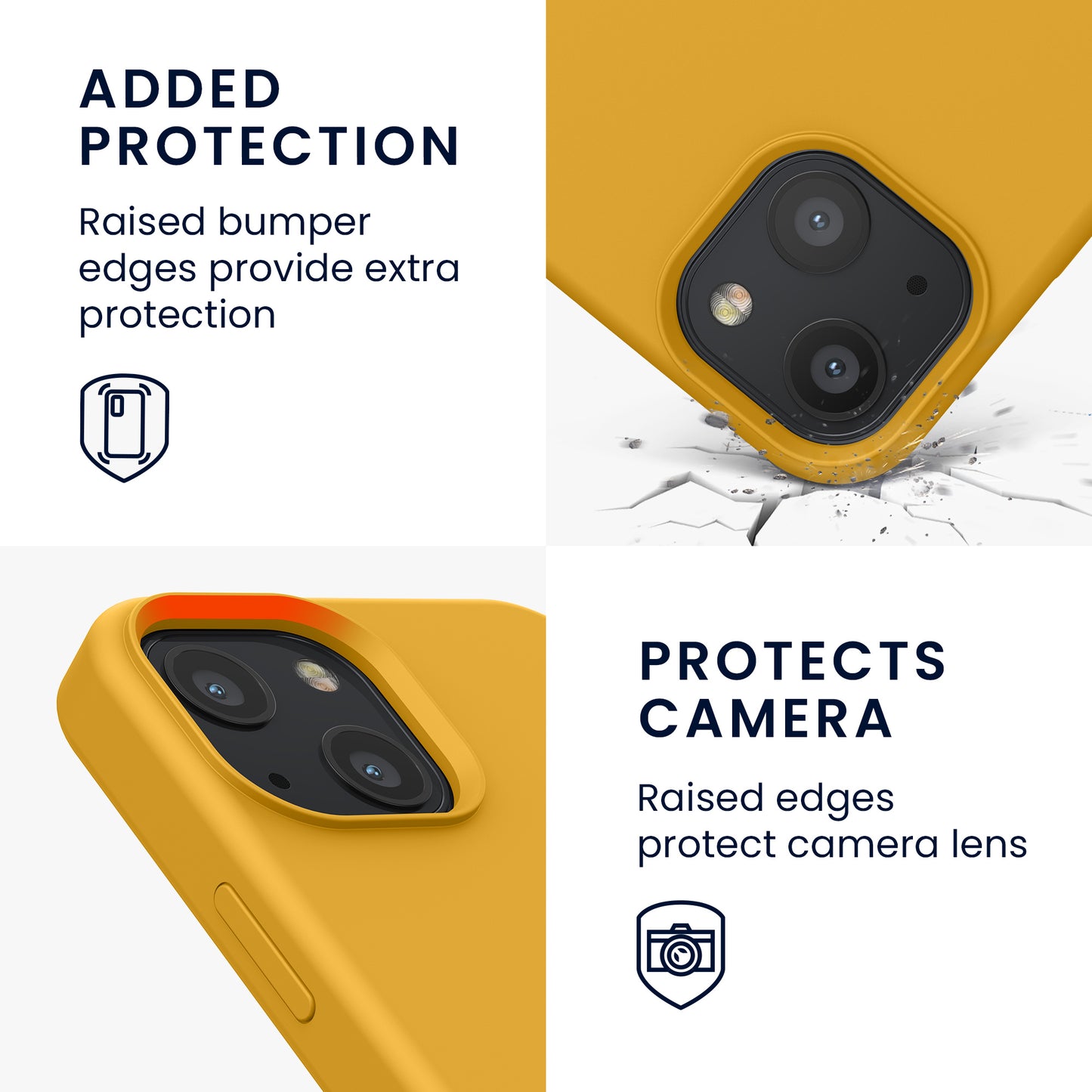 kwmobile Phone Case for iPhone 13 mini Case, for iPhone 13 mini Cover - Silicone Case - Wireless Charging