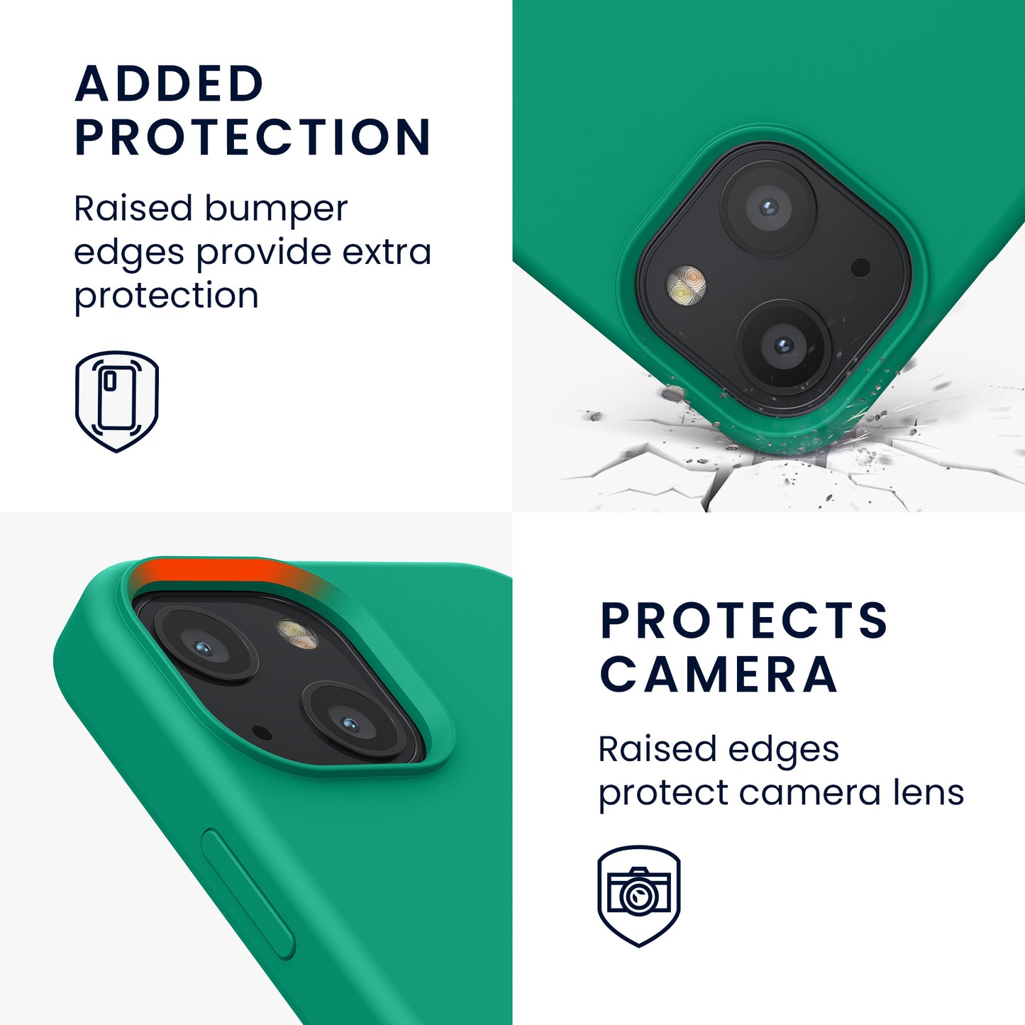 kwmobile Phone Case for iPhone 13 mini Case, for iPhone 13 mini Cover - Silicone Case - Wireless Charging