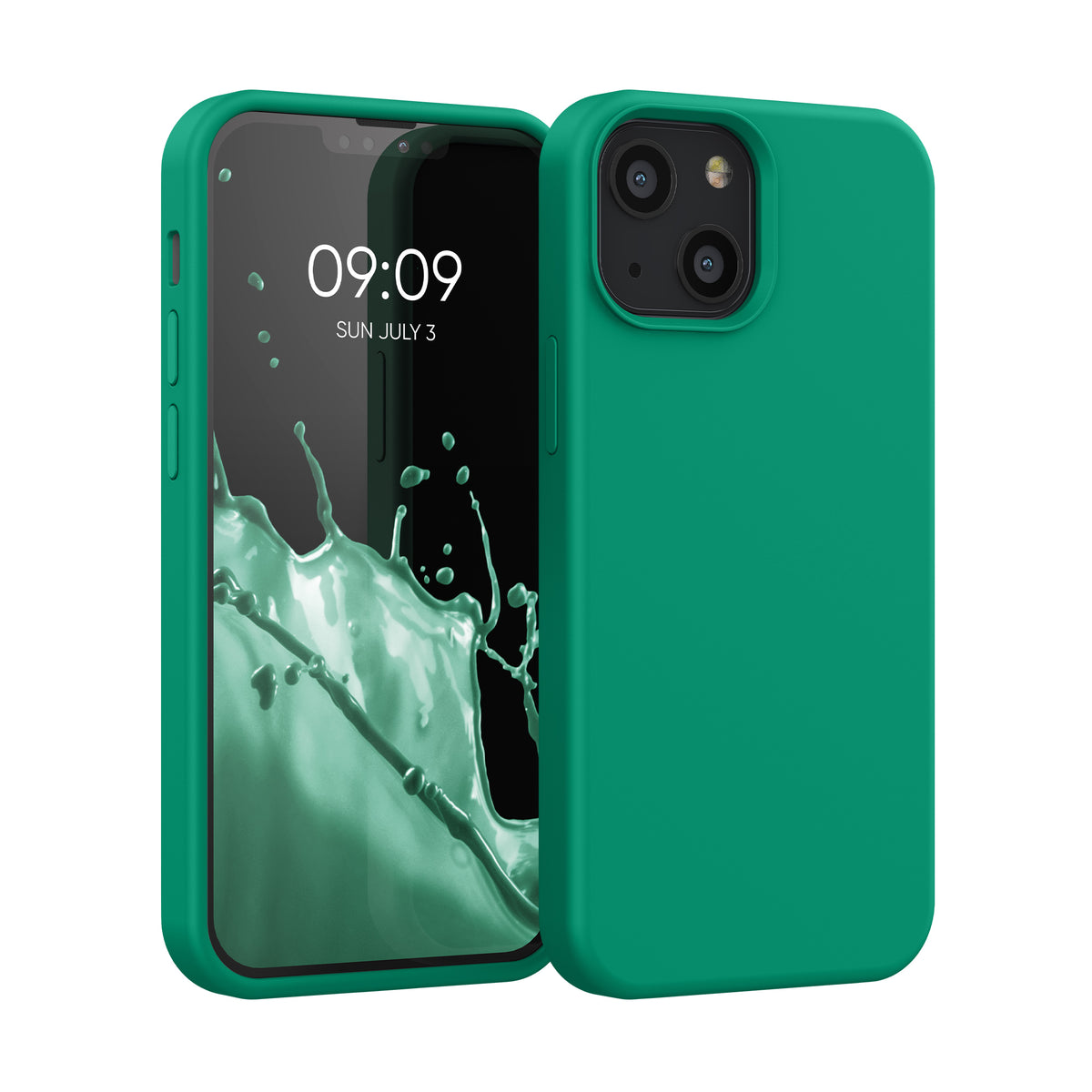 kwmobile Phone Case for iPhone 13 mini Case, for iPhone 13 mini Cover - Silicone Case - Wireless Charging
