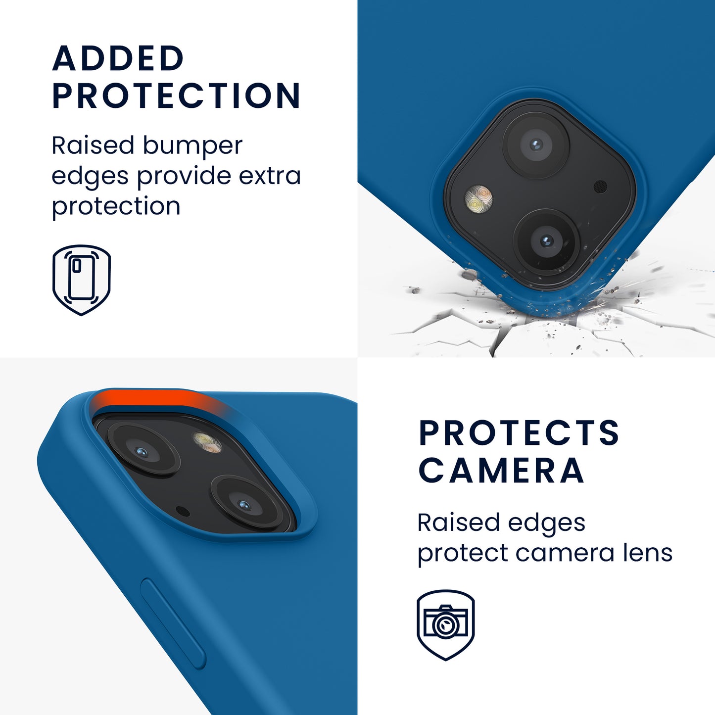 kwmobile Phone Case for iPhone 13 mini Case, for iPhone 13 mini Cover - Silicone Case - Wireless Charging