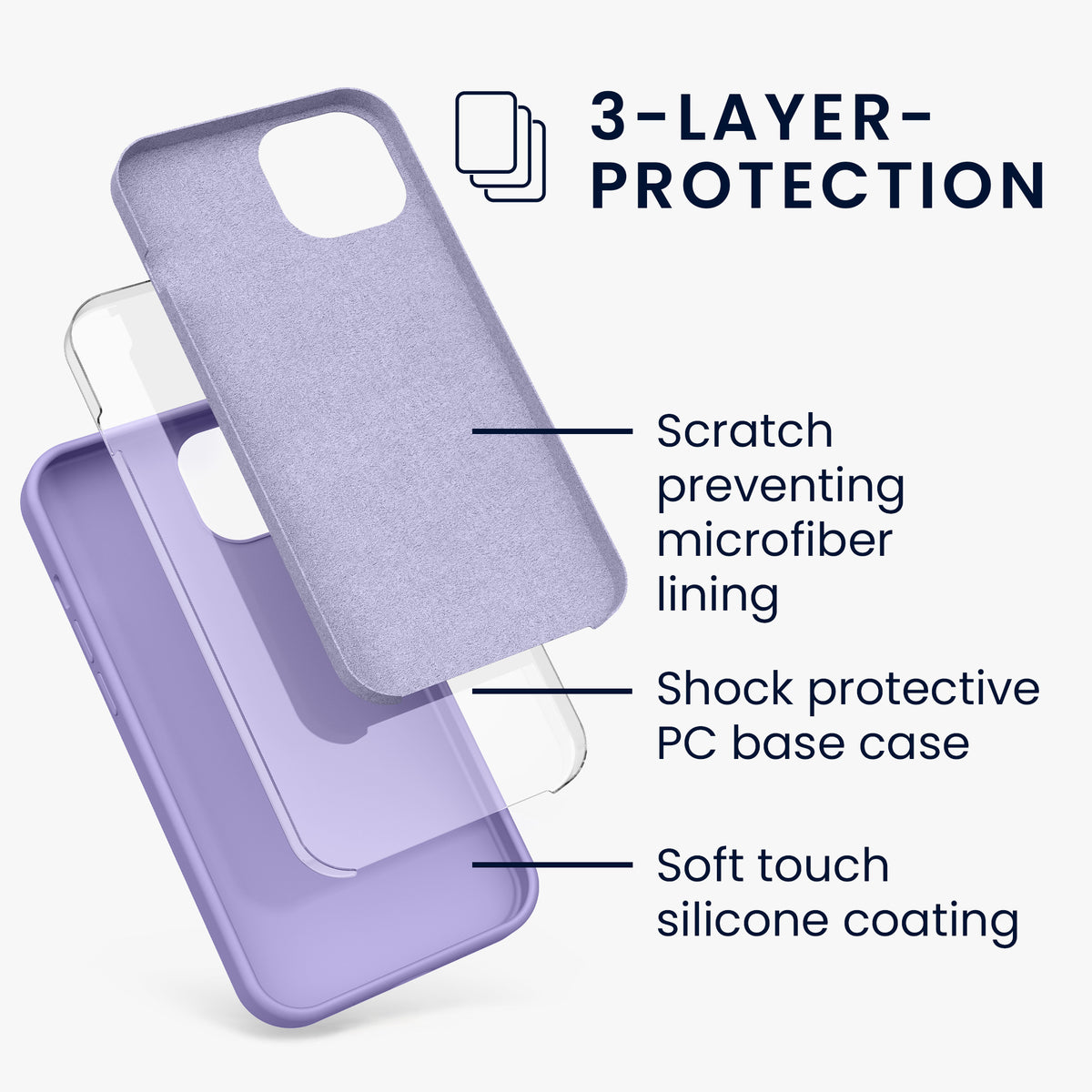 kwmobile Phone Case for iPhone 13 - Wireless Charging