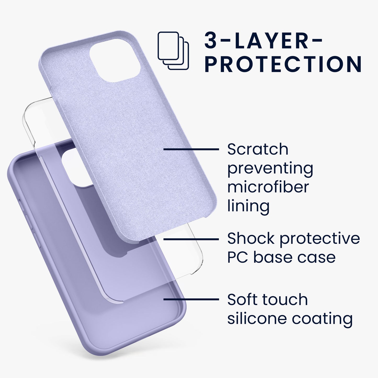 kwmobile Phone Case for iPhone 13 - Wireless Charging