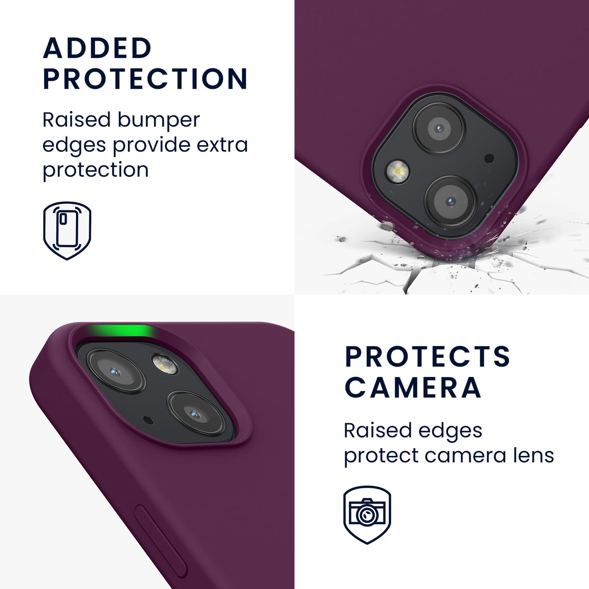 kwmobile Phone Case for iPhone 13 - Wireless Charging