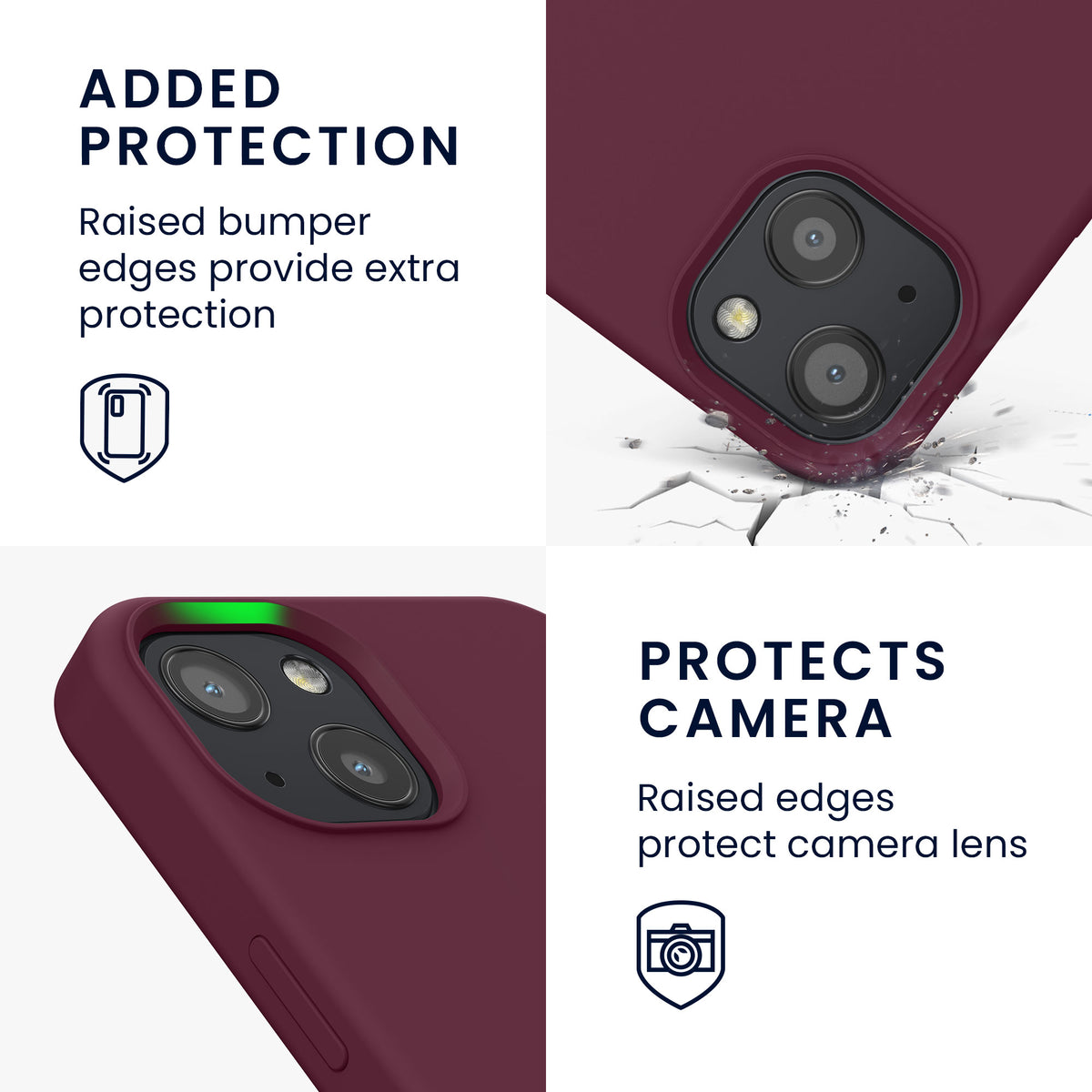 kwmobile Phone Case for iPhone 13 - Wireless Charging