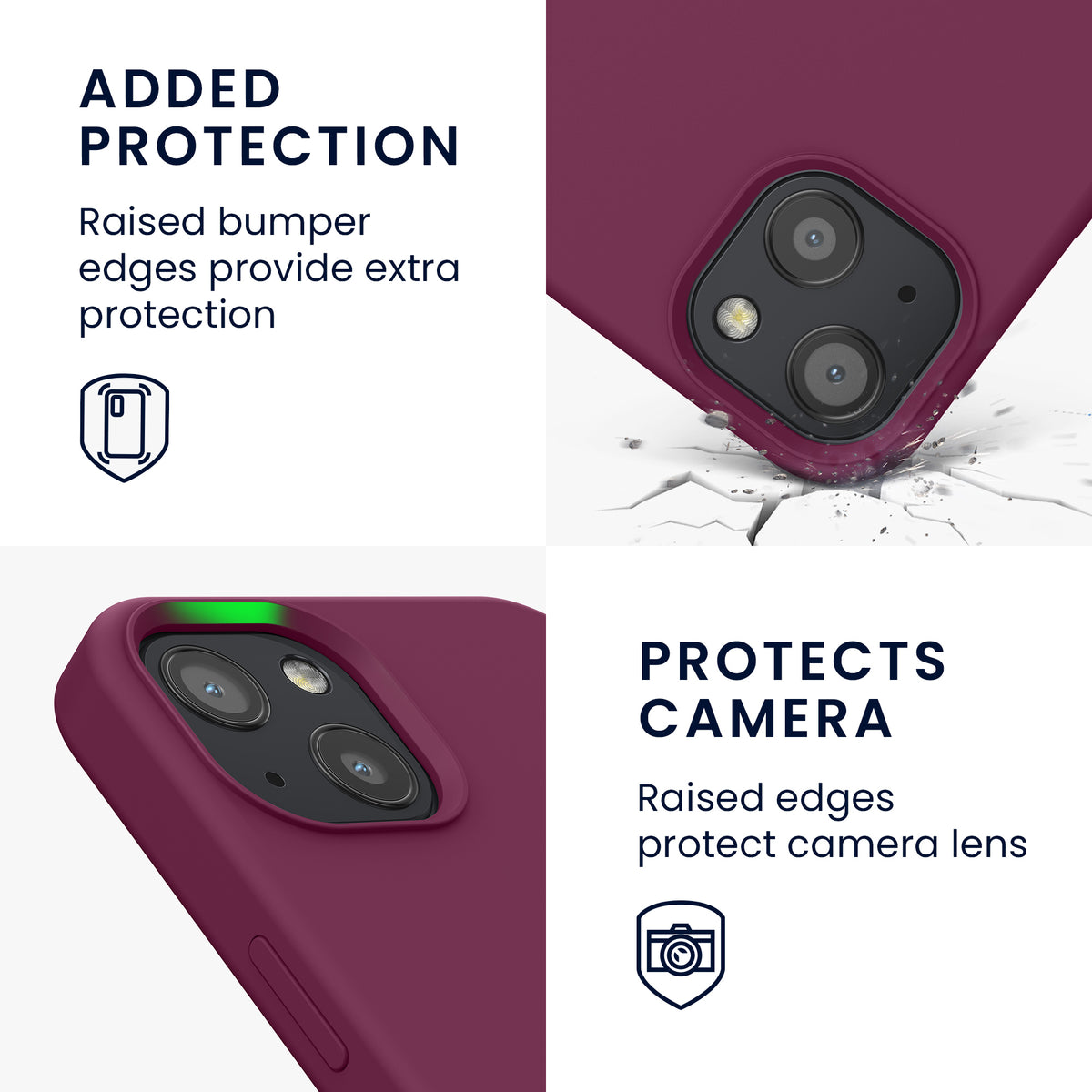 kwmobile Phone Case for iPhone 13 - Wireless Charging
