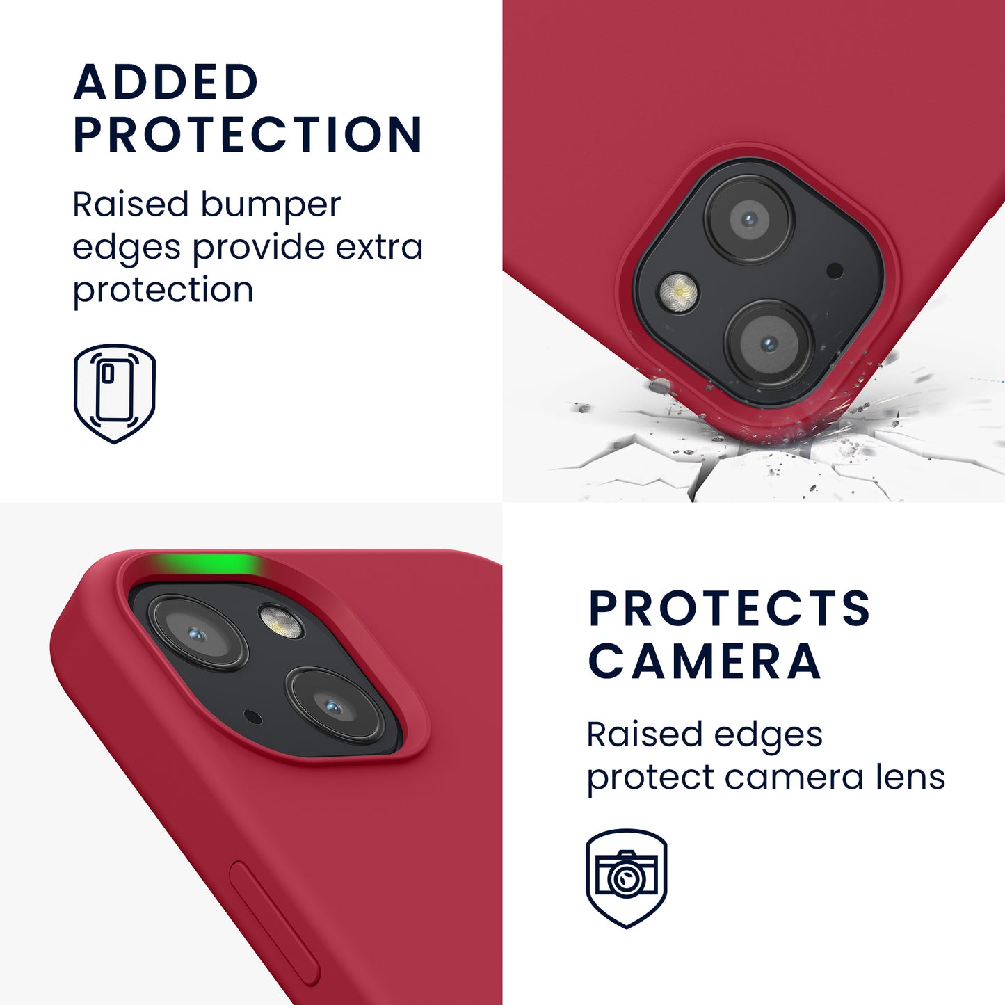 kwmobile Phone Case for iPhone 13 - Wireless Charging