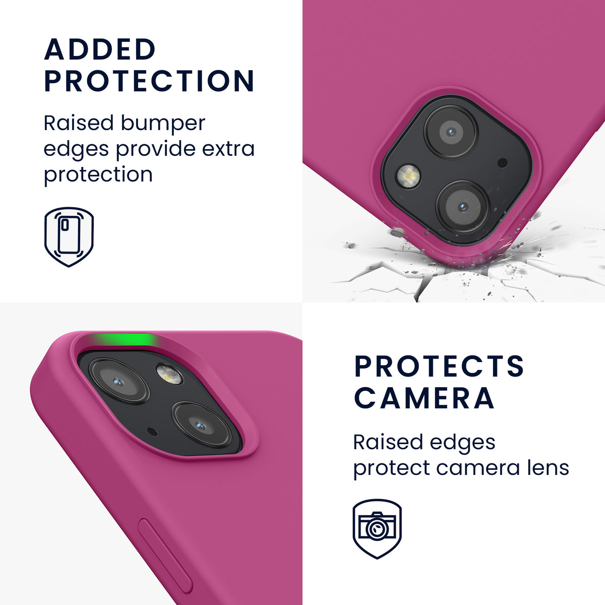 kwmobile Phone Case for iPhone 13 - Wireless Charging