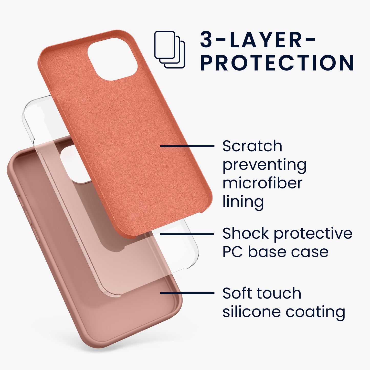 kwmobile Phone Case for iPhone 13 - Wireless Charging