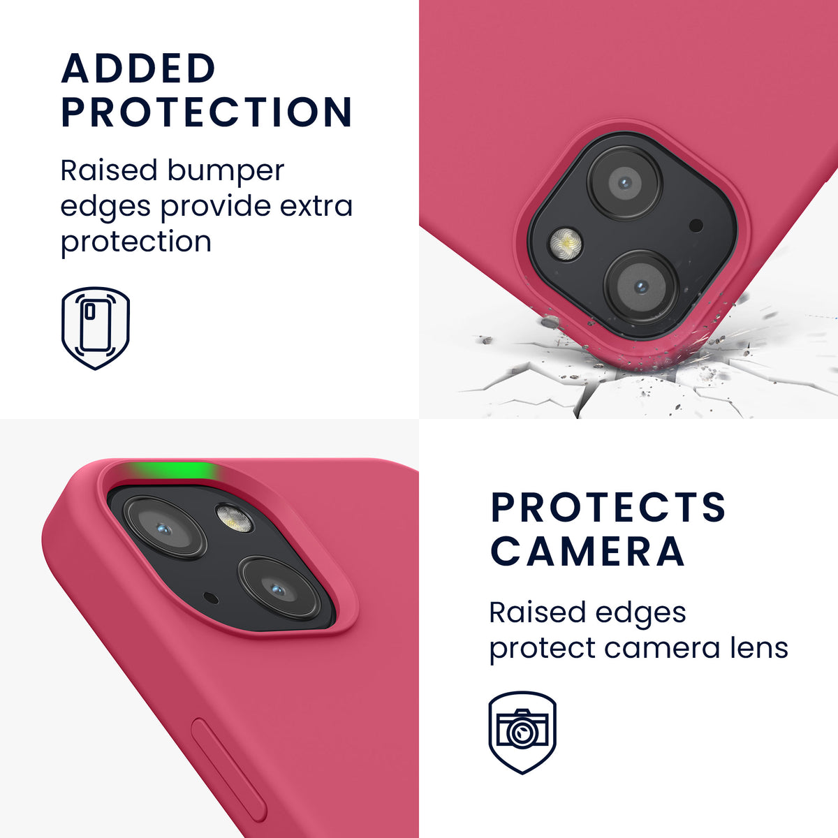 kwmobile Phone Case for iPhone 13 - Wireless Charging
