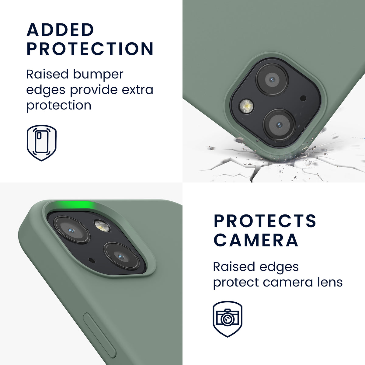kwmobile Phone Case for iPhone 13 - Wireless Charging