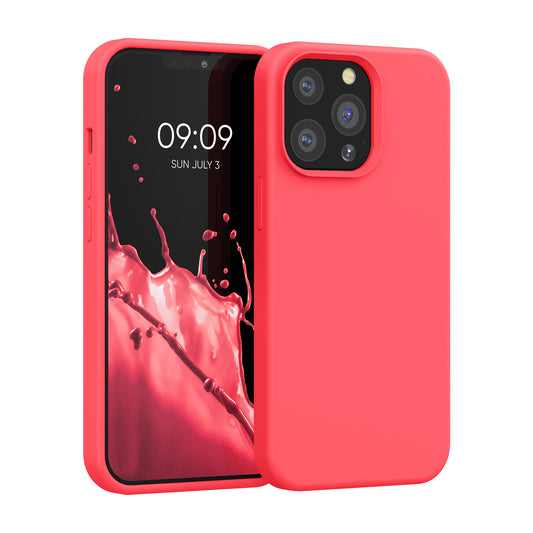 Rubberized Silicone Case for Apple iPhone 13 Pro in Black