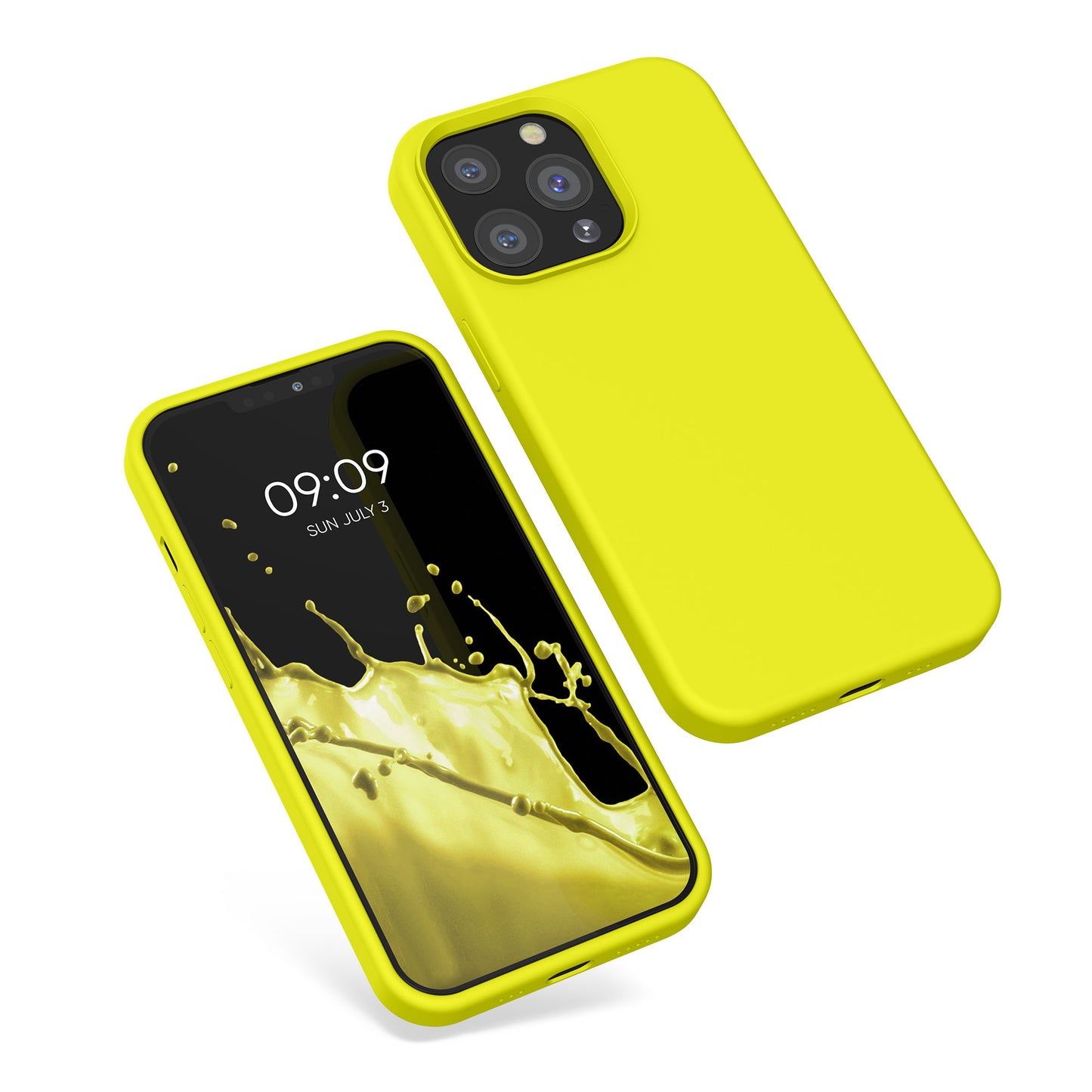 Rubberized Silicone Case for Apple iPhone 13 Pro in Black
