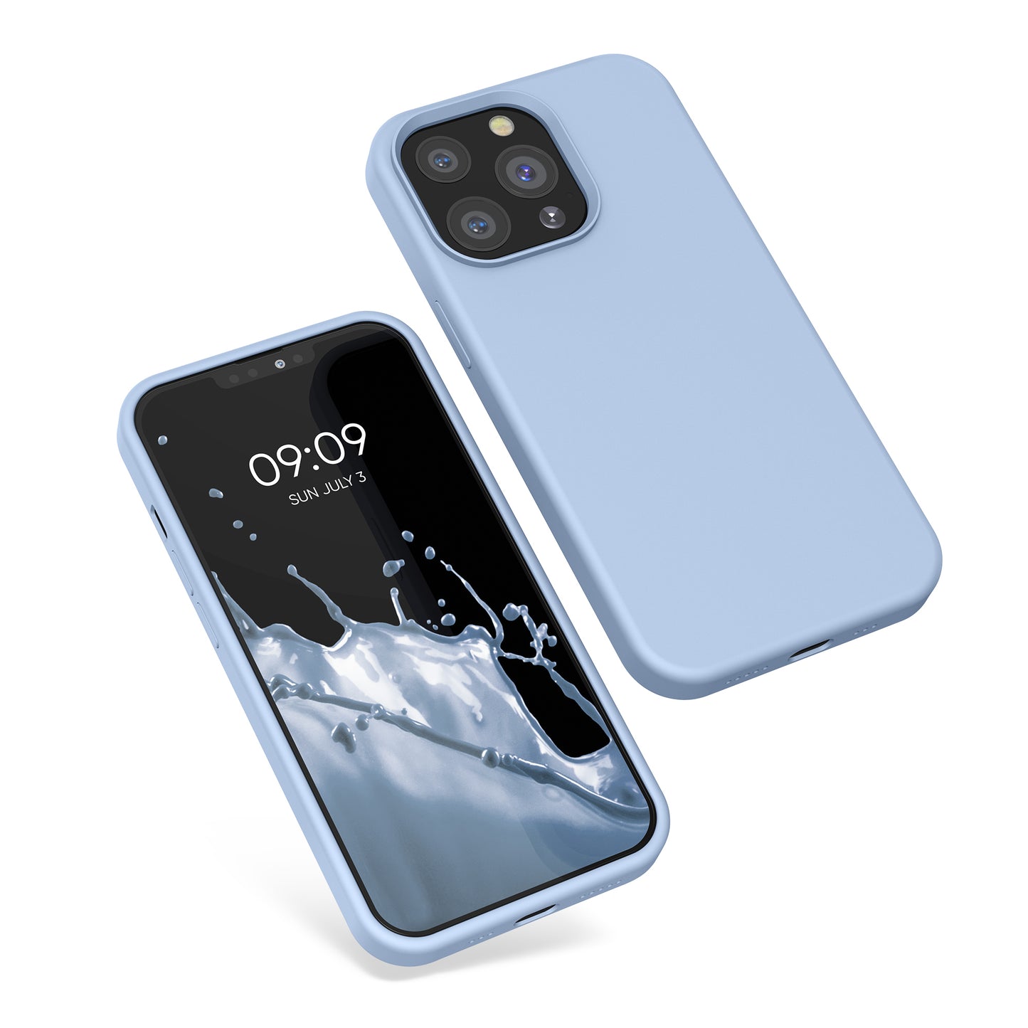 Rubberized Silicone Case for Apple iPhone 13 Pro in Black