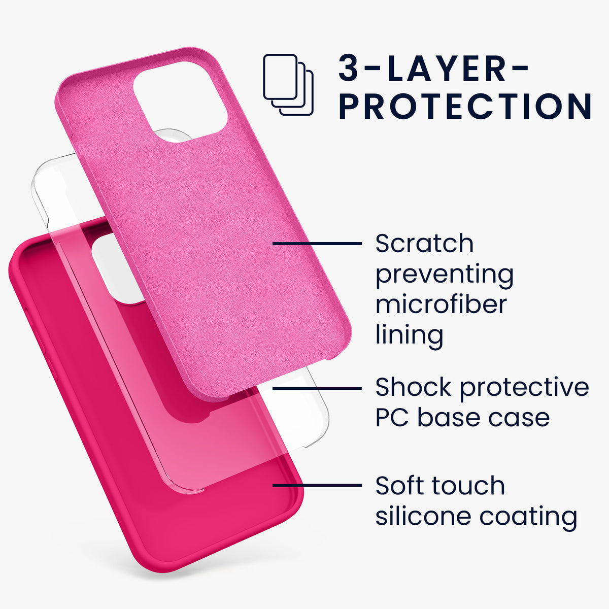 iPhone 13 Pro Max Silicone Phone Case