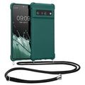 kwmobile Necklace Case compatible with Google Pixel 6 Pro - Cover with Lanyard - Silicone Protective Case