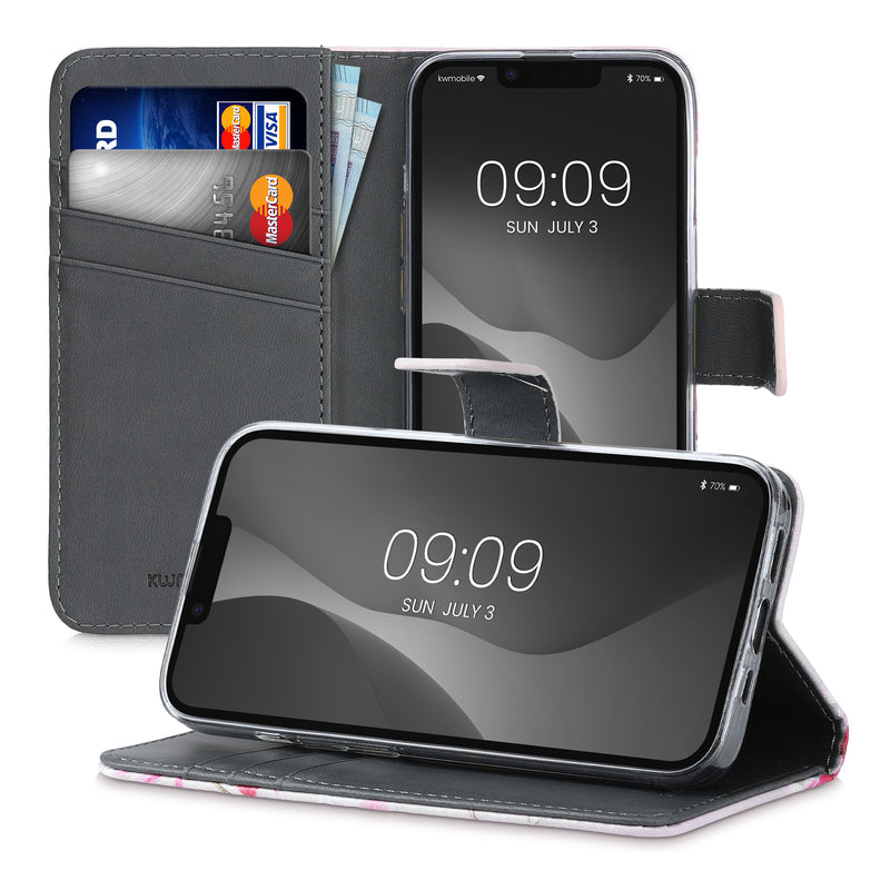 Faux Leather Case compatible with Apple iPhone 13 mini