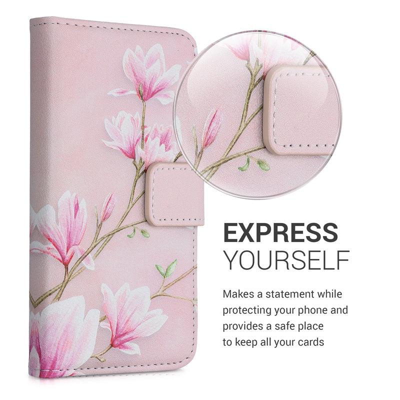 Faux Leather Case compatible with Apple iPhone 13 mini
