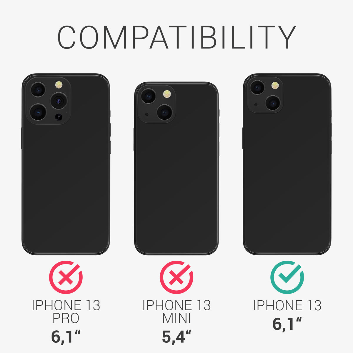 kwmobile Case Compatible with Apple iPhone 13 Phone Cover TPU Case Compass Vintage