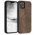 kwmobile Case Compatible with Apple iPhone 13 Phone Cover TPU Case Compass Vintage