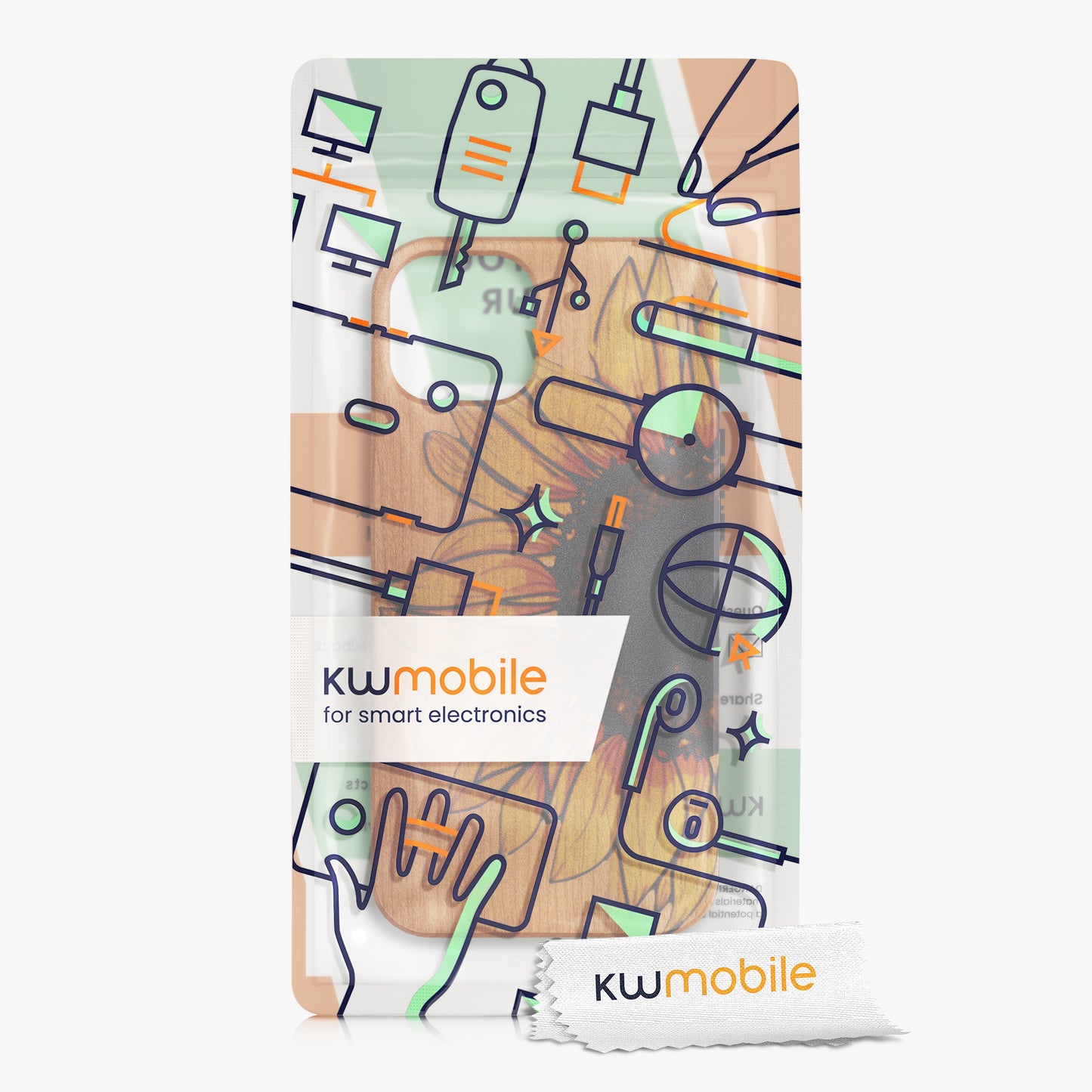 kwmobile Case Compatible with Apple iPhone 13 Phone Cover TPU Case Compass Vintage
