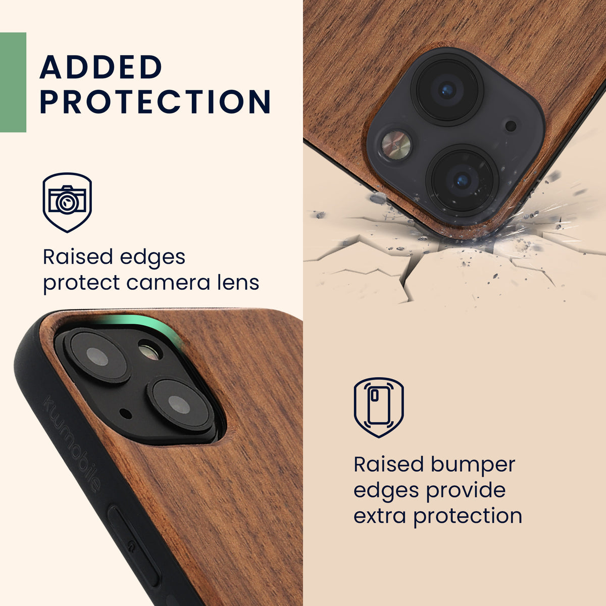 kwmobile Case Compatible with Apple iPhone 13 Phone Cover TPU Case Compass Vintage