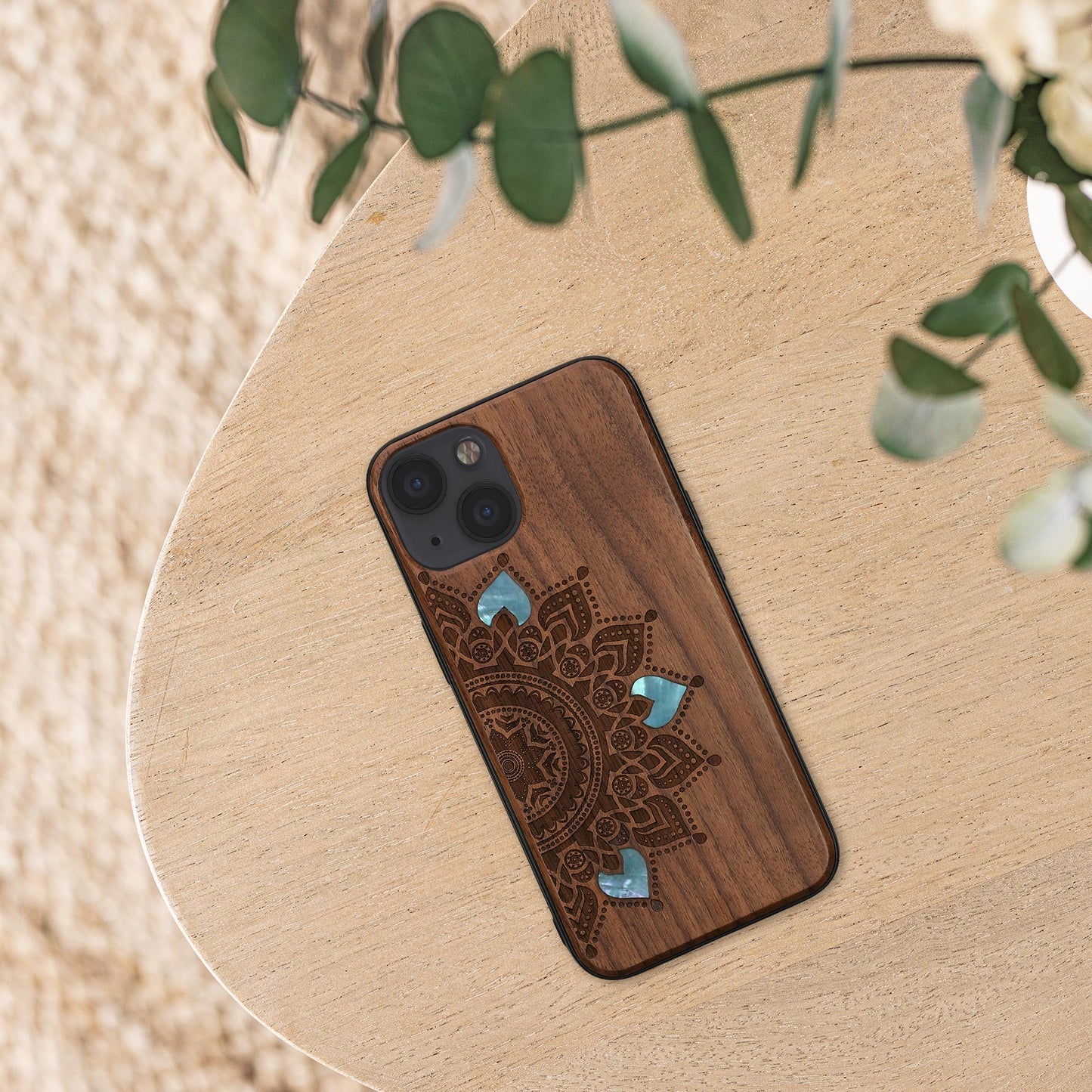 kwmobile Case Compatible with Apple iPhone 13 Phone Cover TPU Case Compass Vintage