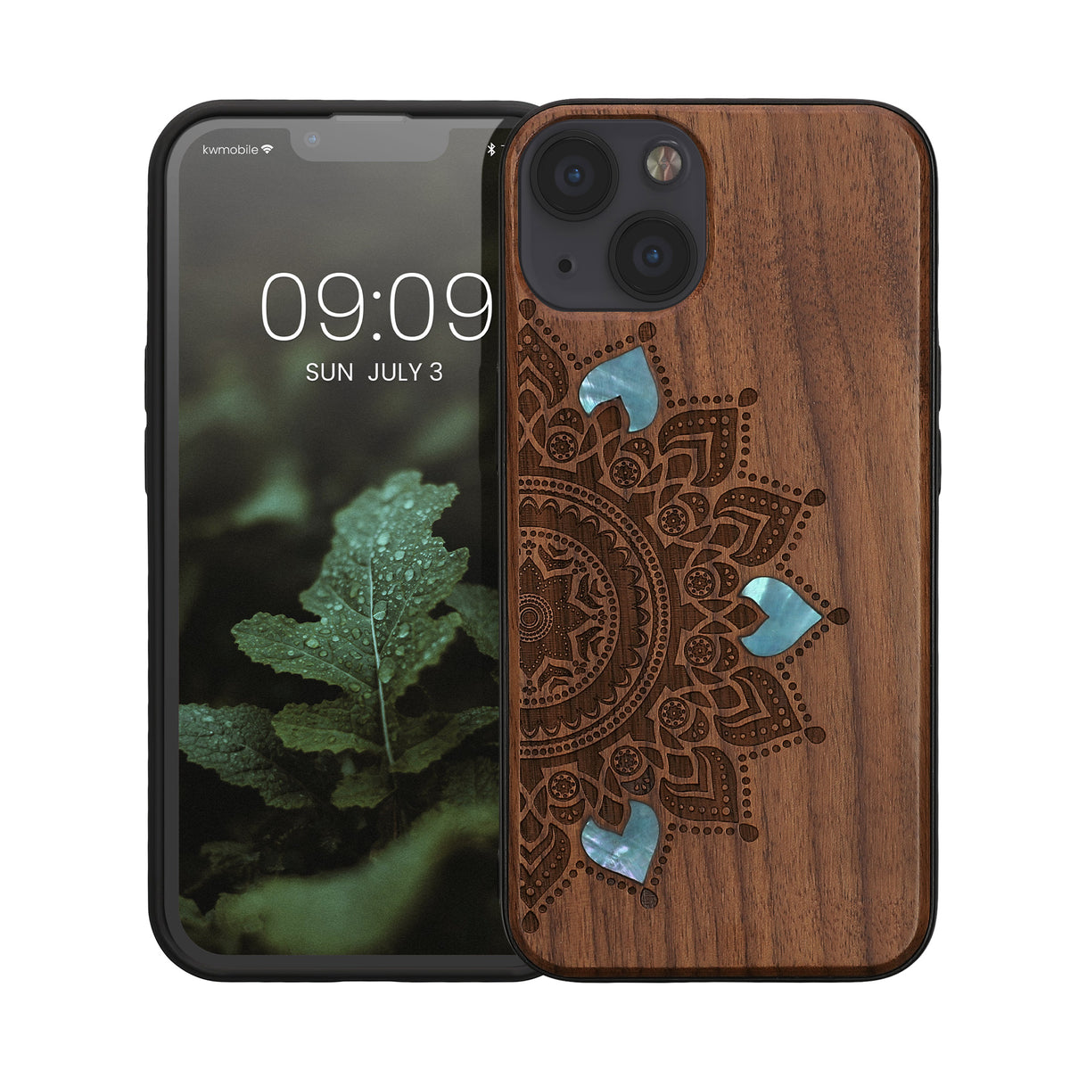 kwmobile Case Compatible with Apple iPhone 13 Phone Cover TPU Case Compass Vintage