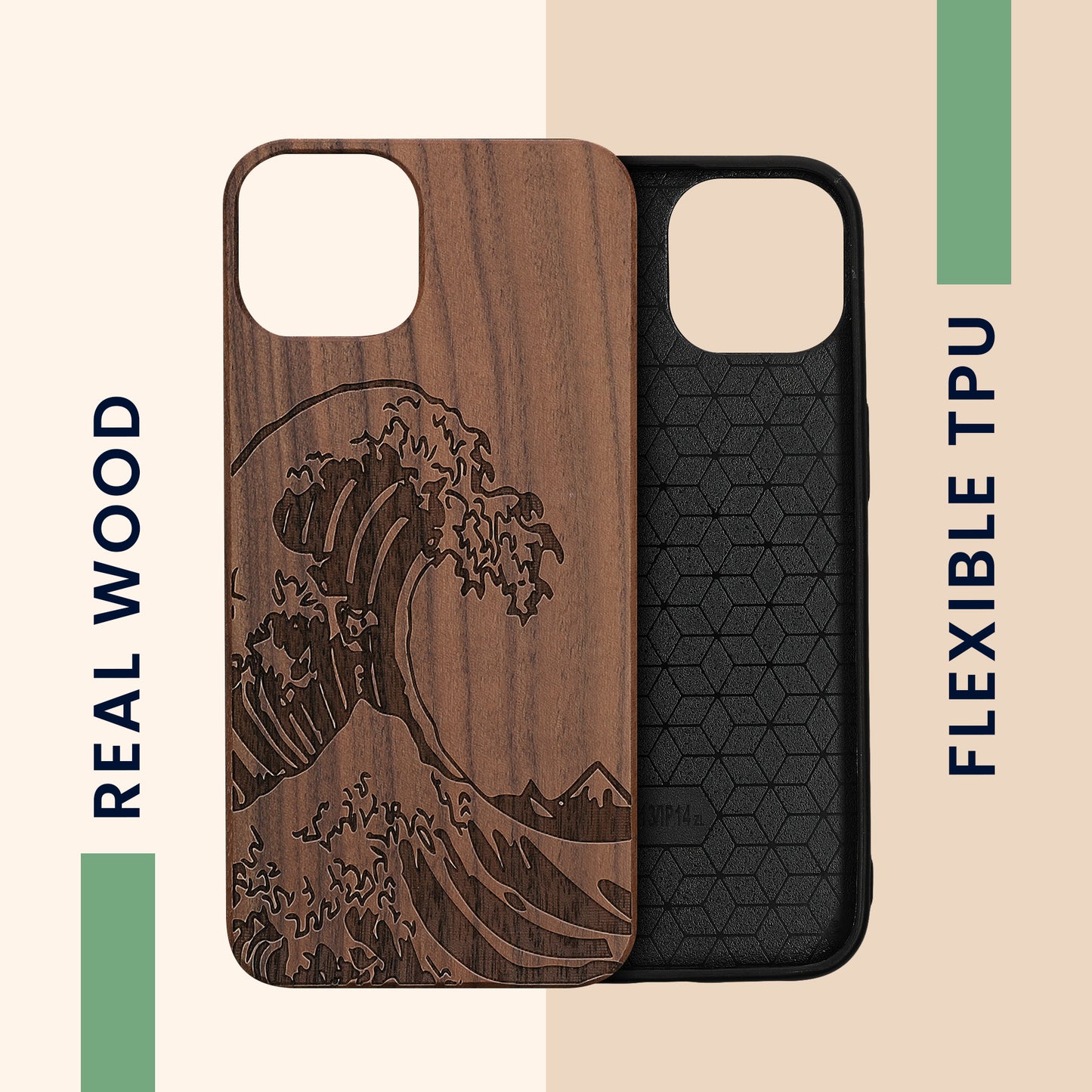 kwmobile Case Compatible with Apple iPhone 13 Phone Cover TPU Case Compass Vintage