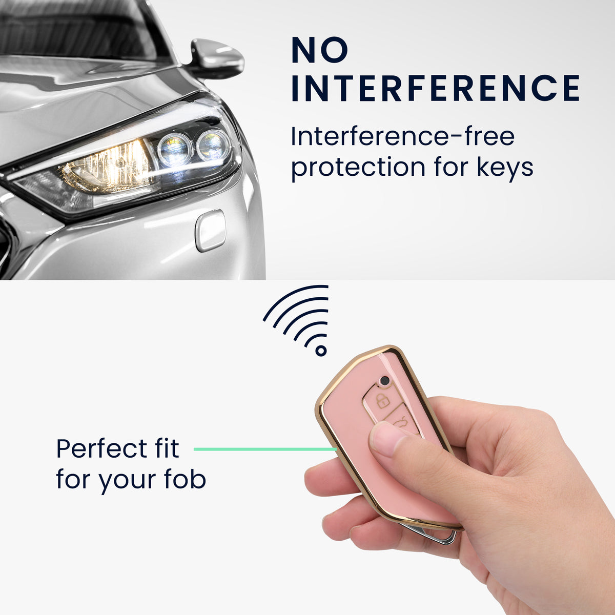 VW Golf 8 3-Button Silicone Car Key Cover