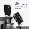 VW Golf 7 MK7 3-Button Silicone Car Key Cover