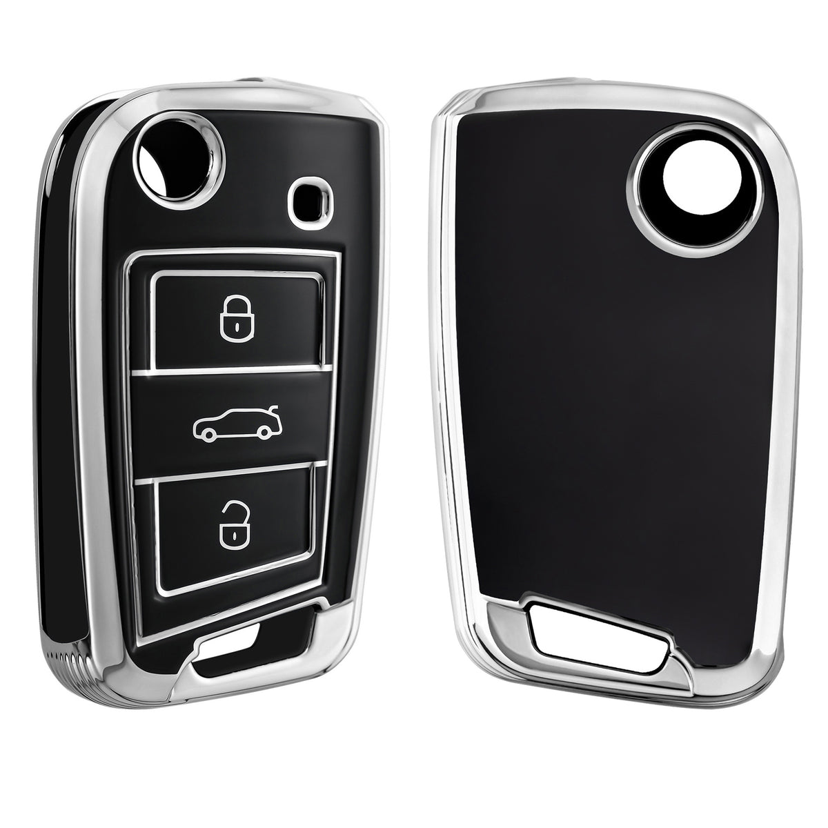 VW Golf 7 MK7 3-Button Silicone Car Key Cover