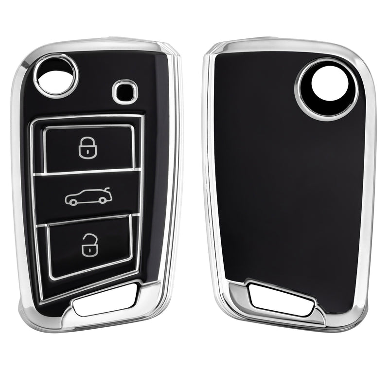 VW Golf 7 MK7 3-Button Silicone Car Key Cover
