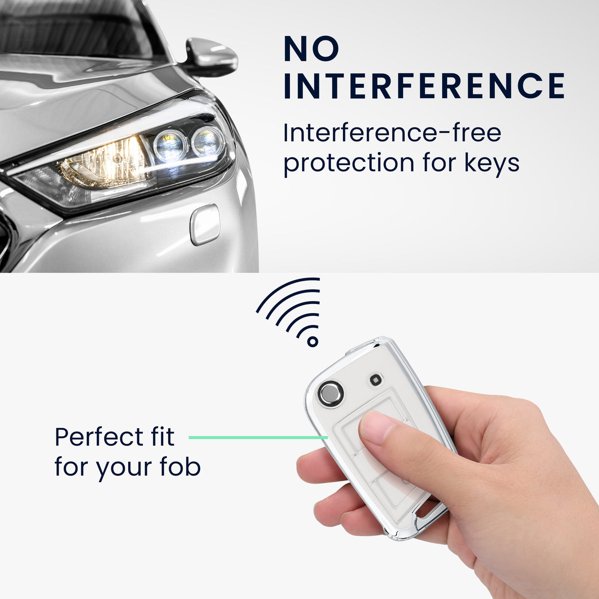 VW Golf 7 MK7 3-Button Silicone Car Key Cover