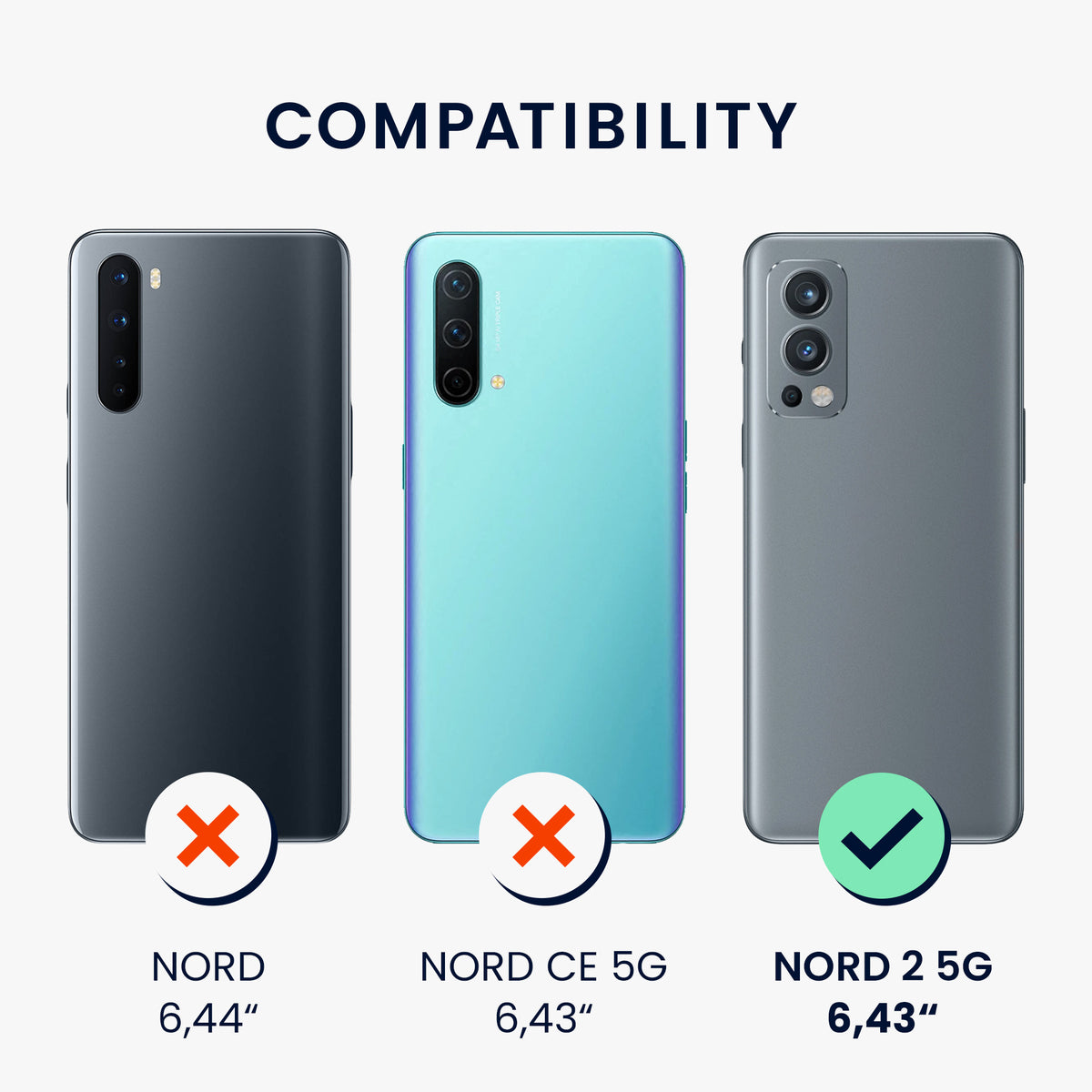 OnePlus Nord 2 5G Phone Case Matte Silicone