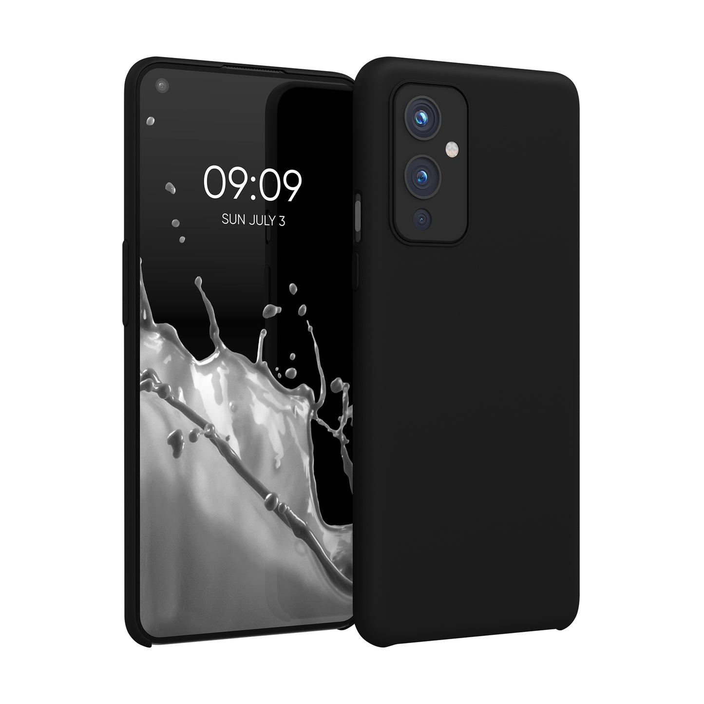 kwmobile Phone Case for OnePlus 9 (EU/NA Version) Case - Silicone - Wireless Charging - Protective Cover