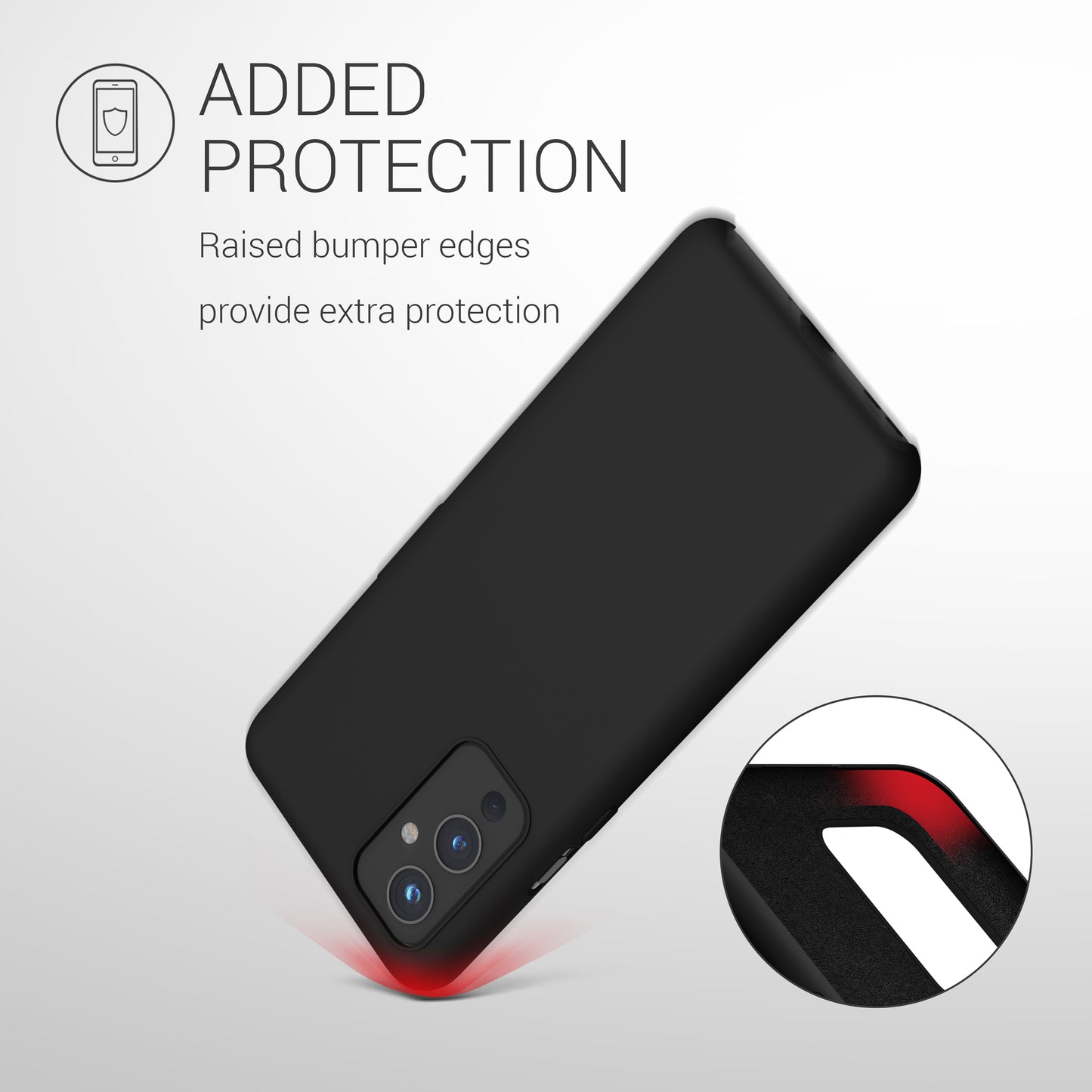kwmobile Phone Case for OnePlus 9 (EU/NA Version) Case - Silicone - Wireless Charging - Protective Cover