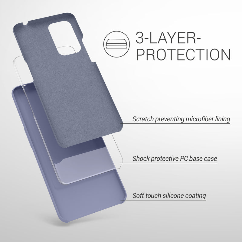 kwmobile Phone Case for OnePlus 9 (EU/NA Version) Case - Silicone - Wireless Charging - Protective Cover