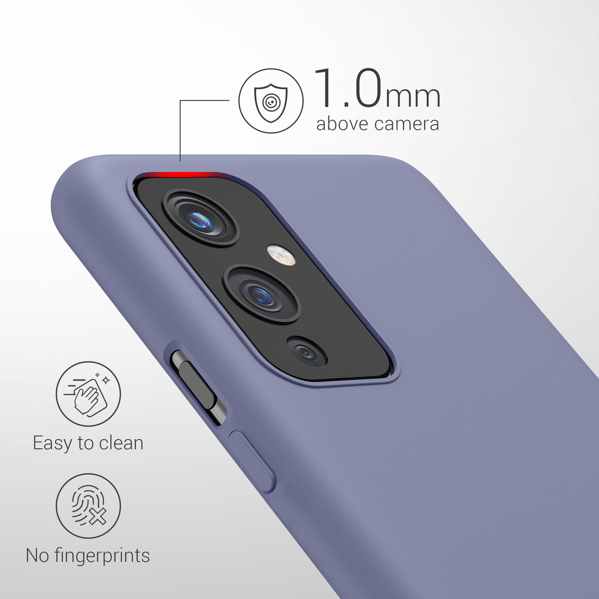 kwmobile Phone Case for OnePlus 9 (EU/NA Version) Case - Silicone - Wireless Charging - Protective Cover